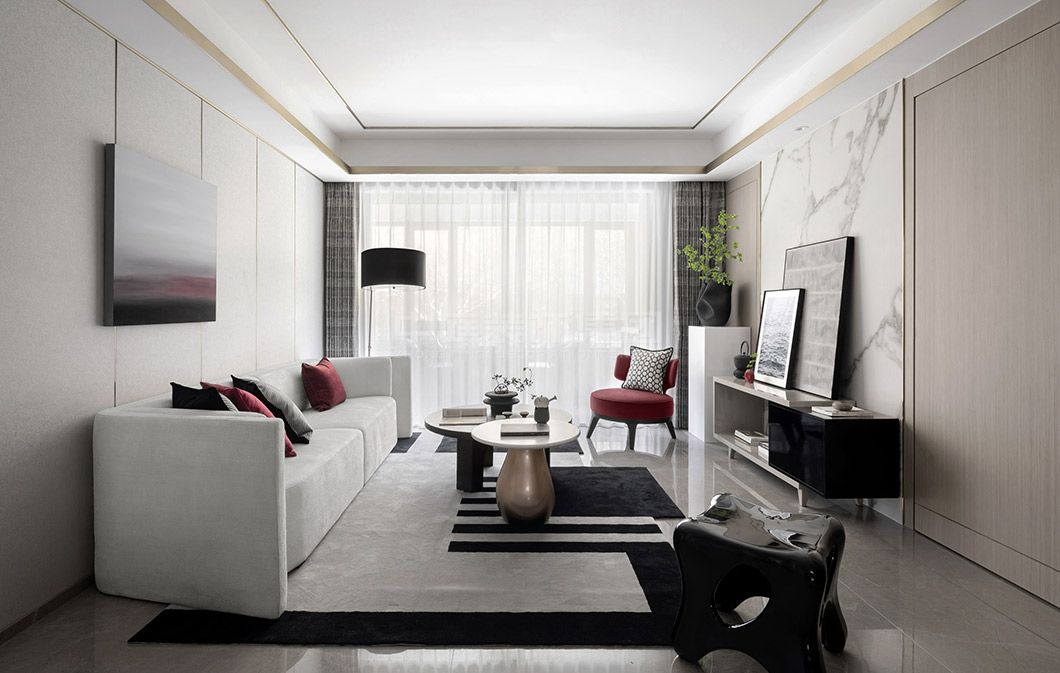 龍光玖悅府110m&sup2; 現(xiàn)代風(fēng)格案例