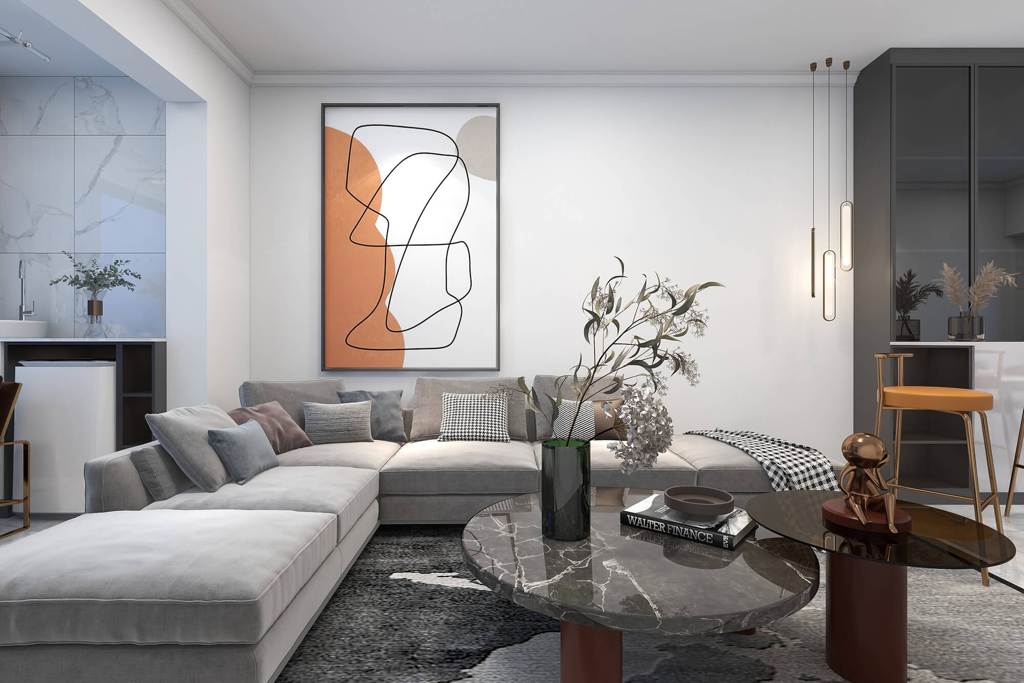 天池山.中脊109m&sup2;現(xiàn)代風(fēng)格案例